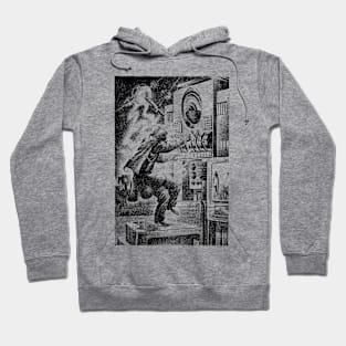 Lest ye be judged... Retro Vintage Sci Fi Fantasy Hoodie